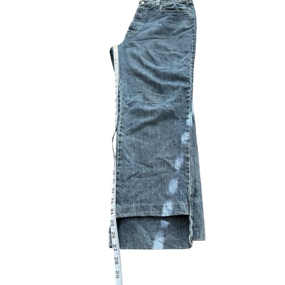 J BRAND Jeans Dark Wash Wynne Button Fly Ankle Crop Straight Leg Size 30 - Picture 12 of 13